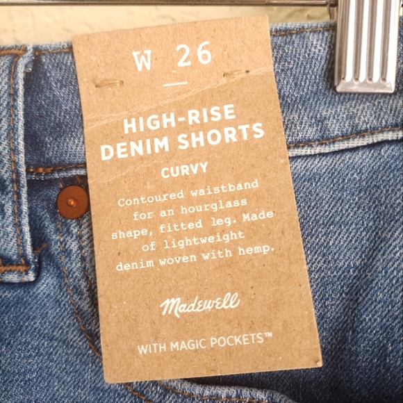 Madewell High Rise Denim Shorts - Picture 5 of 8